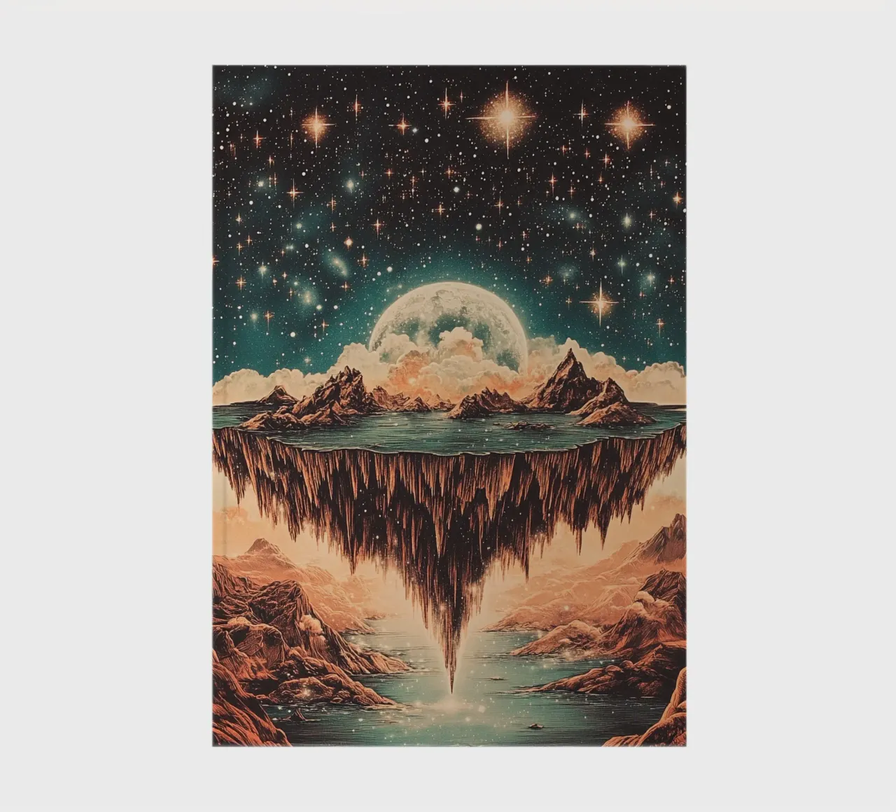 Floating Island notebook by Synthaira
