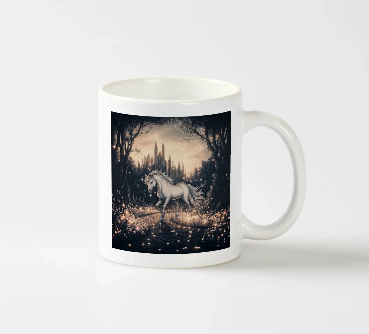Prancing Pony ceramic mug by SternchenStudio