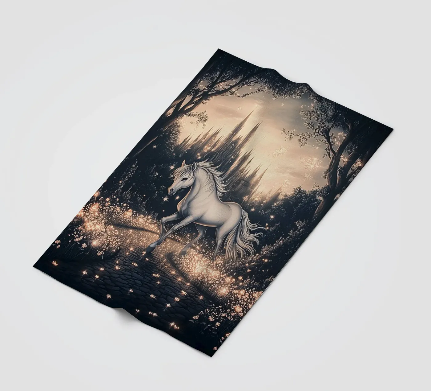 Prancing Pony Fleecedecke von SternchenStudio