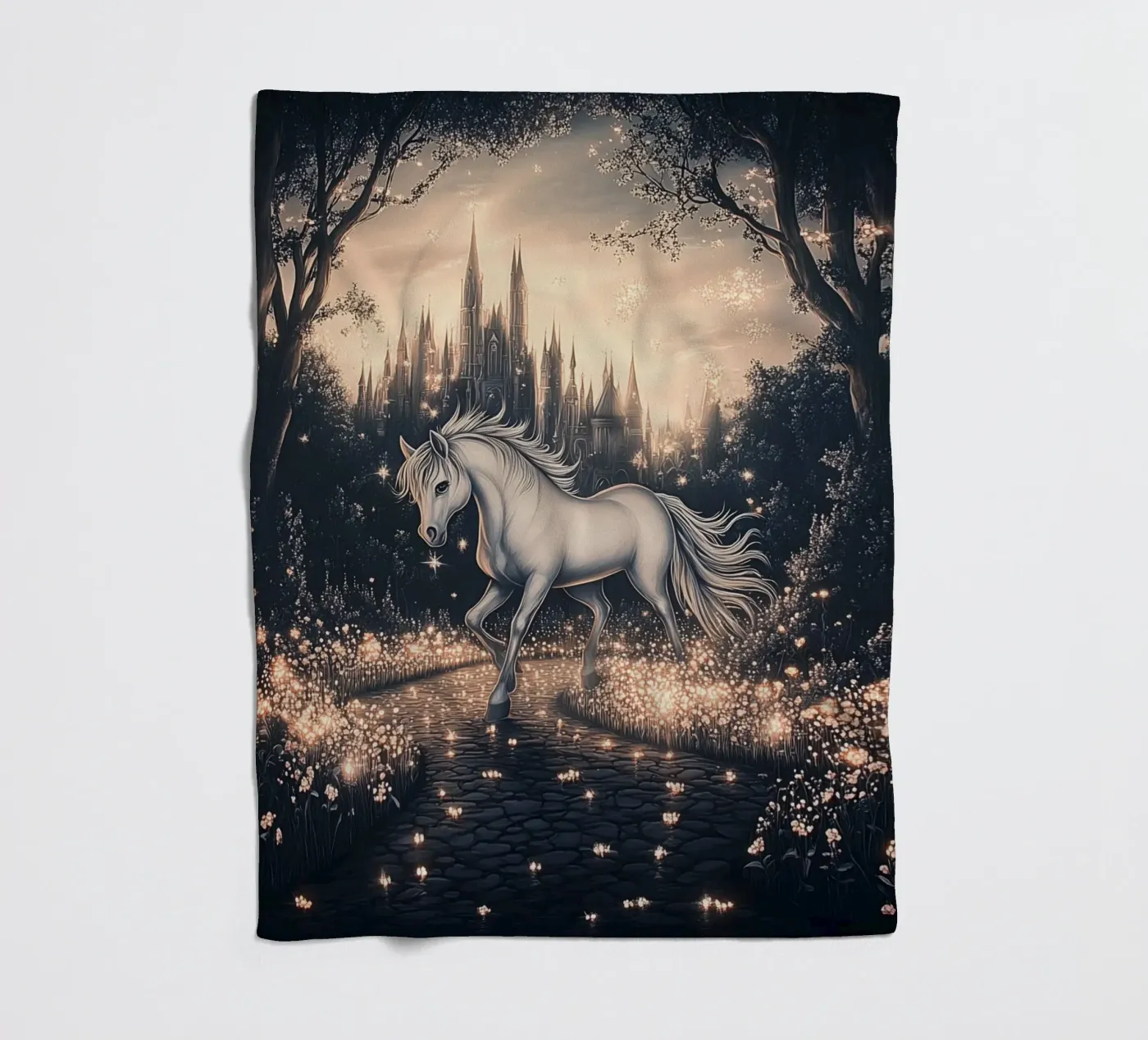 Prancing Pony Fleecedecke von SternchenStudio
