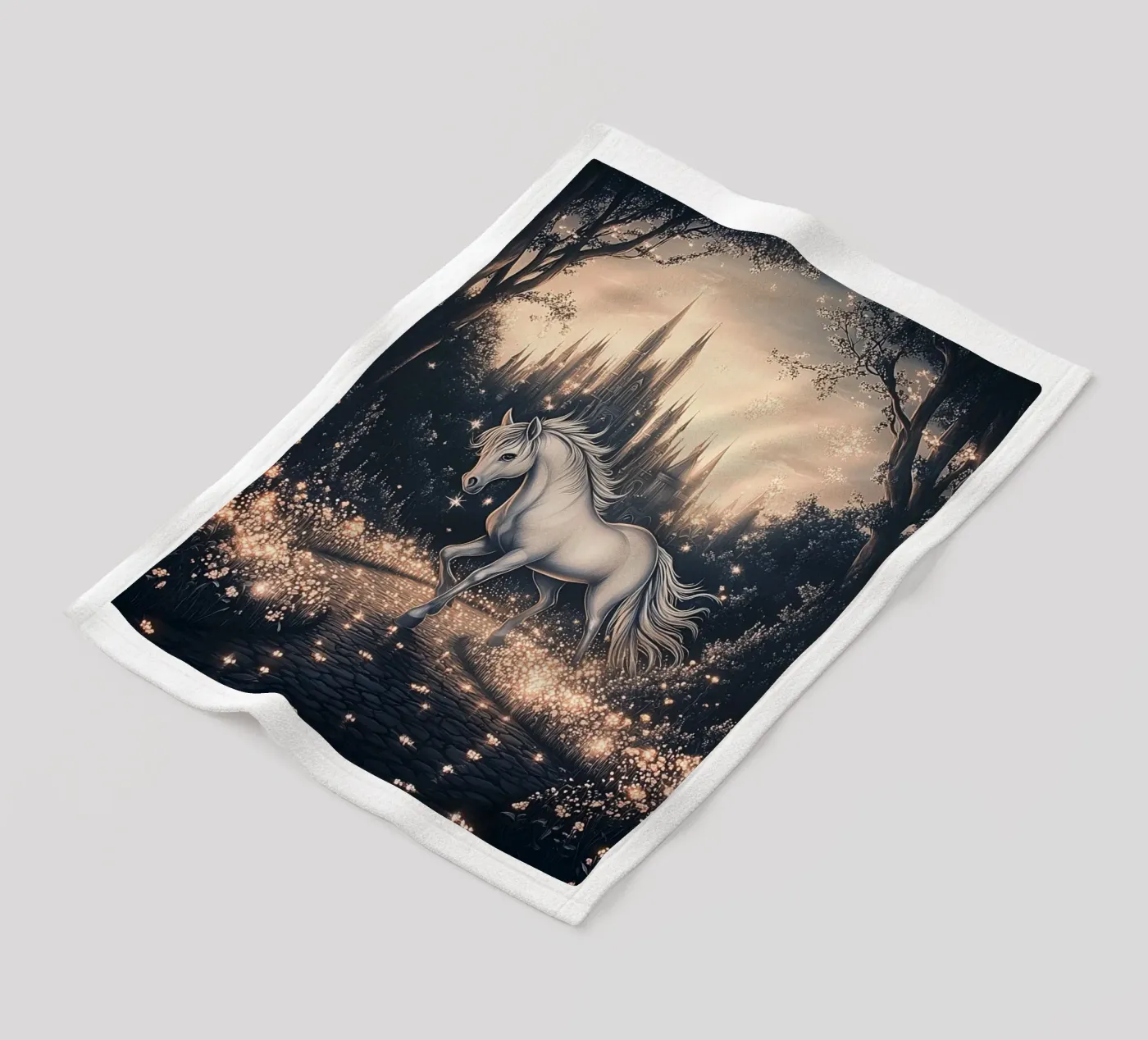 Prancing Pony Fleecedecke von SternchenStudio