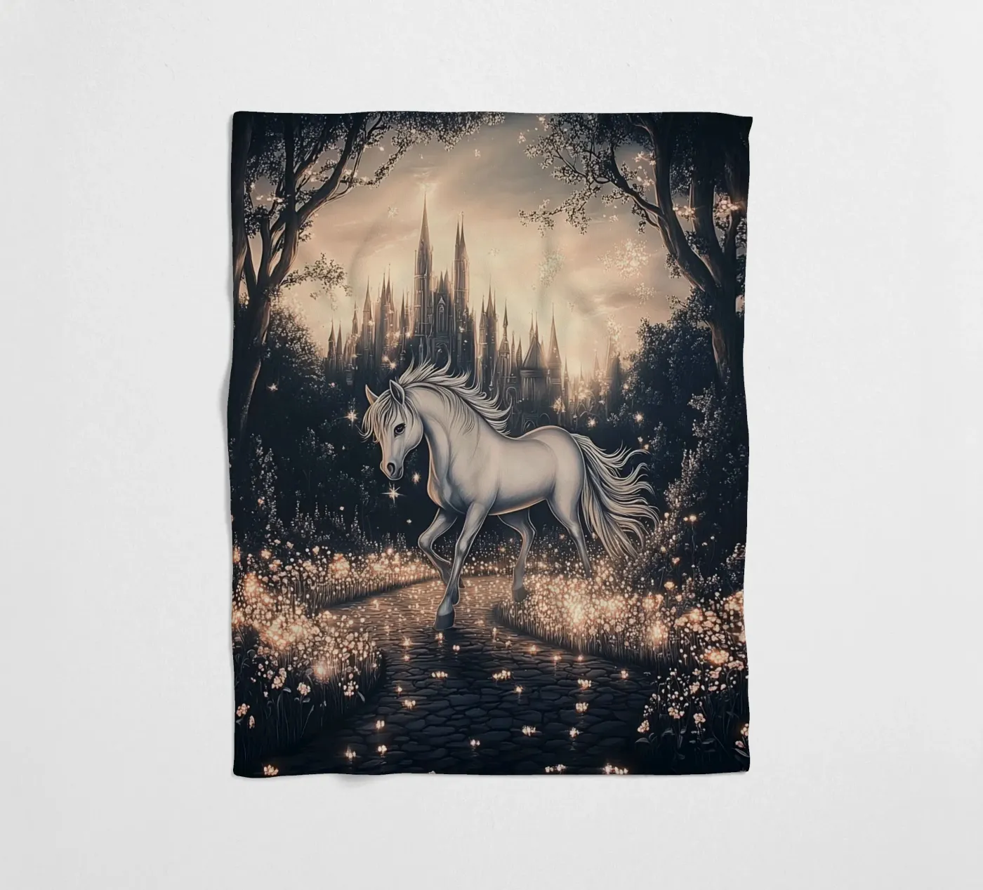 Prancing Pony Fleecedecke von SternchenStudio