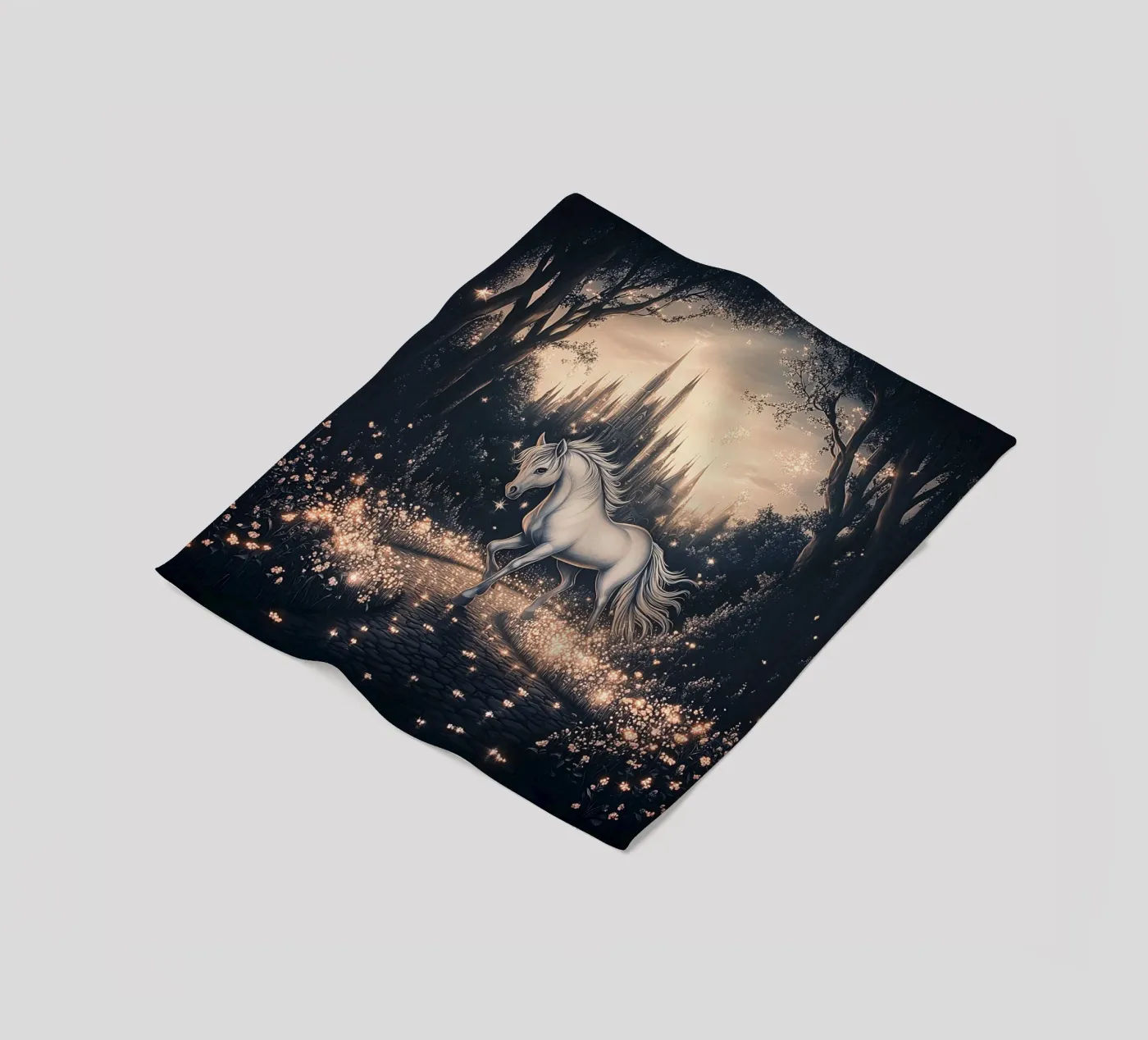 Prancing Pony Fleecedecke von SternchenStudio