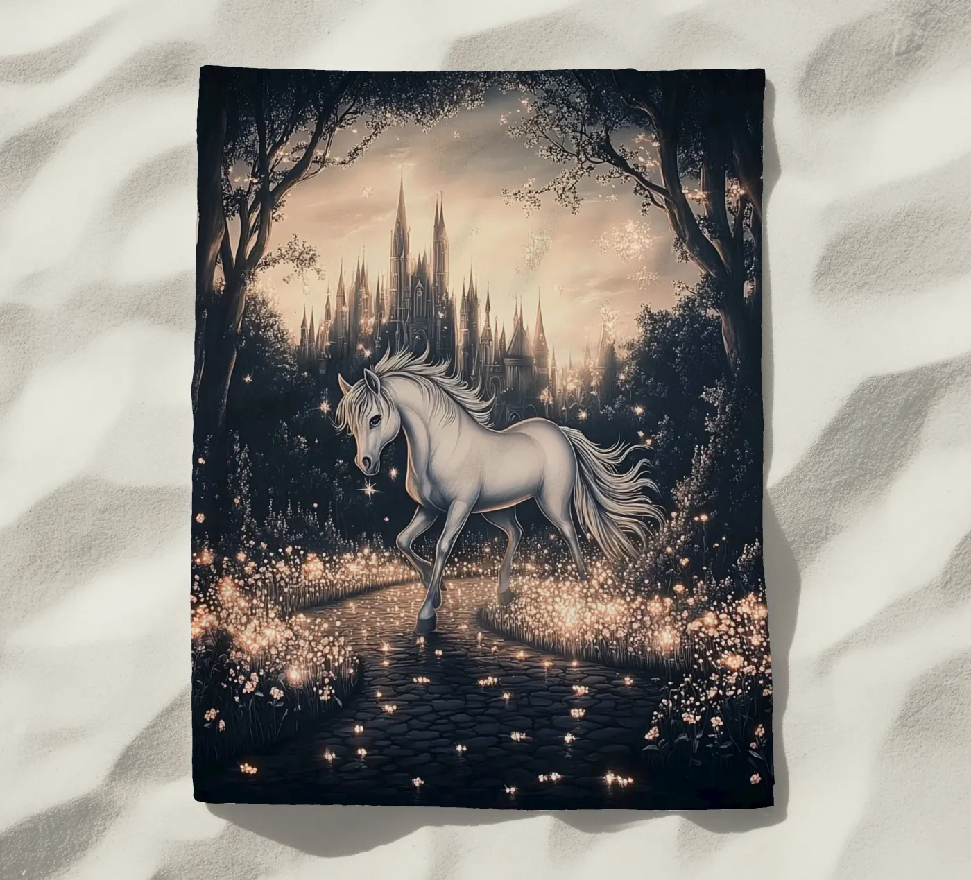 Prancing Pony strandhanddoek van SternchenStudio