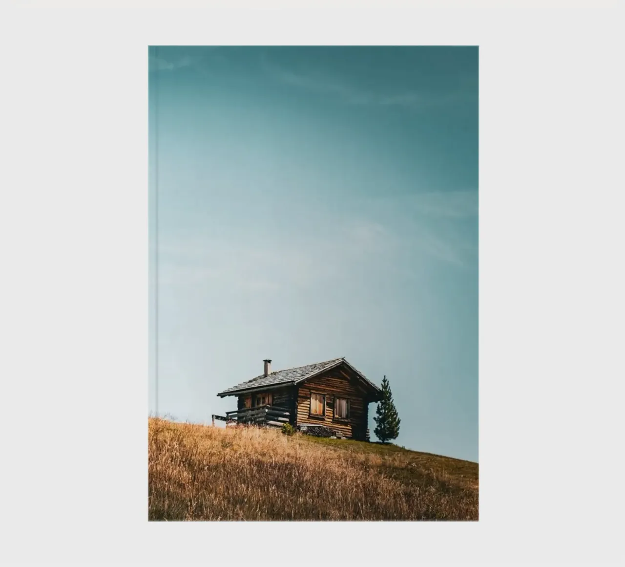 Berghütte 3 notebook by Flo Klein