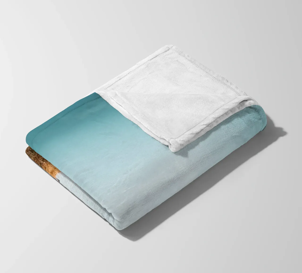 Berghütte 3 fleece blanket by Flo Klein