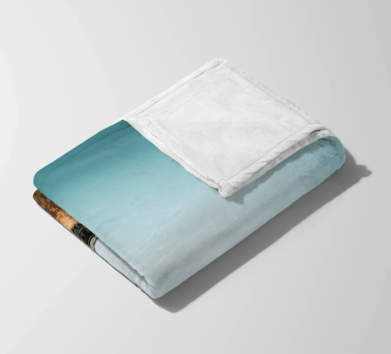 Berghütte 3 fleece blanket by Flo Klein