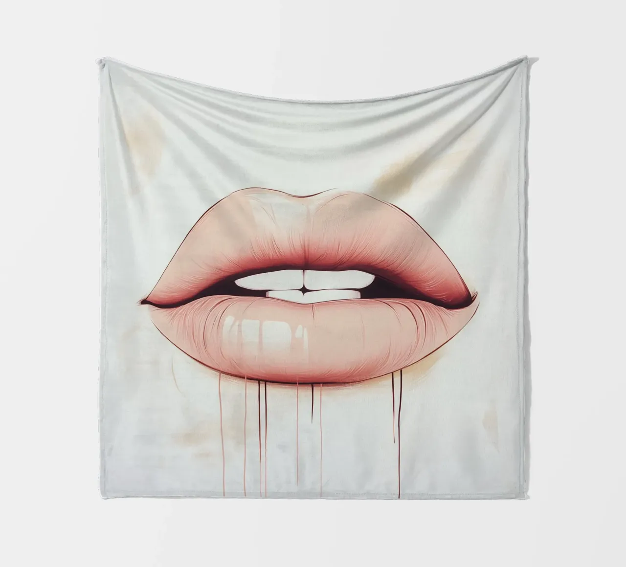 Lips Fleecedecke von Synthaira