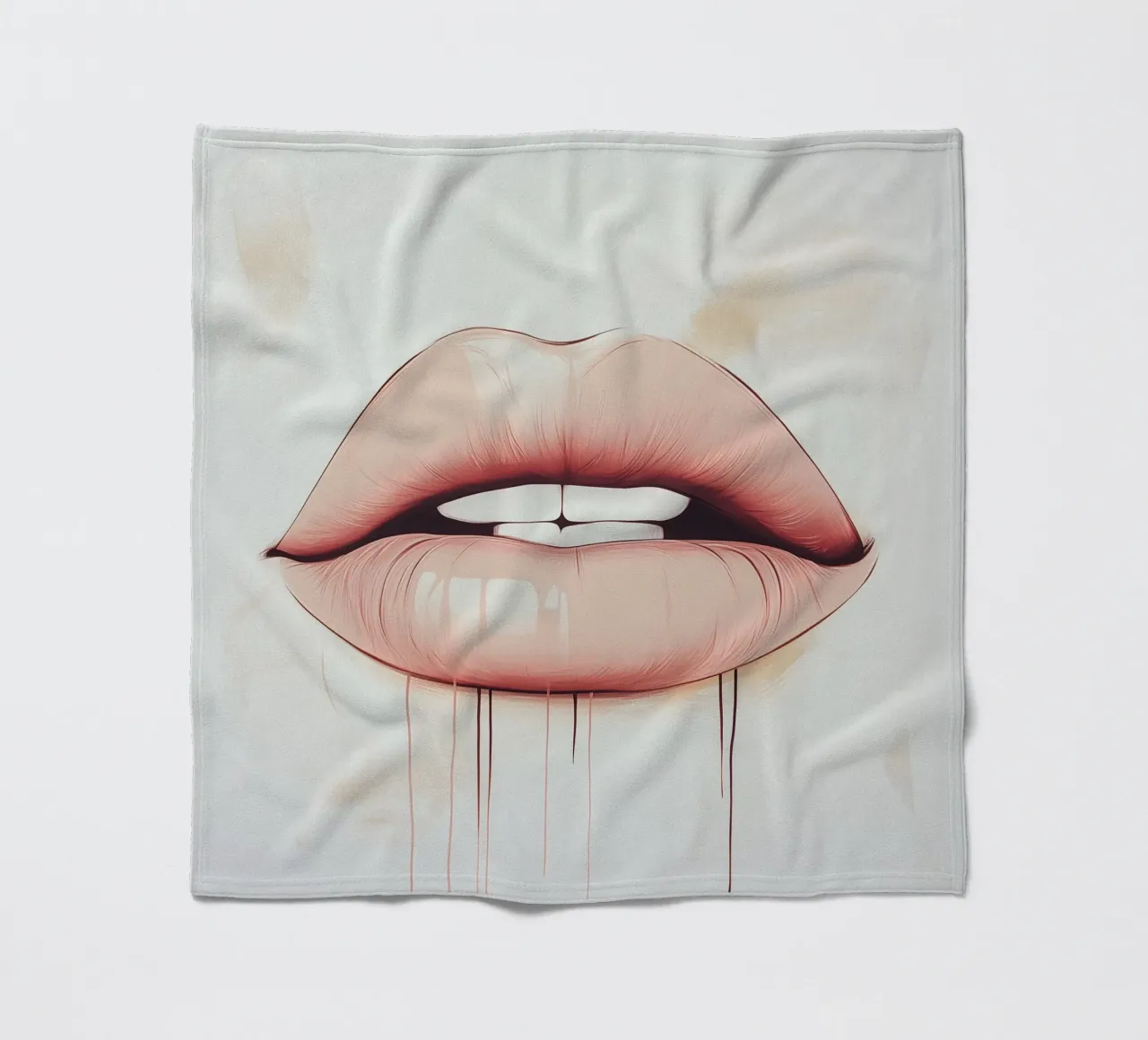 Lips Fleecedecke von Synthaira