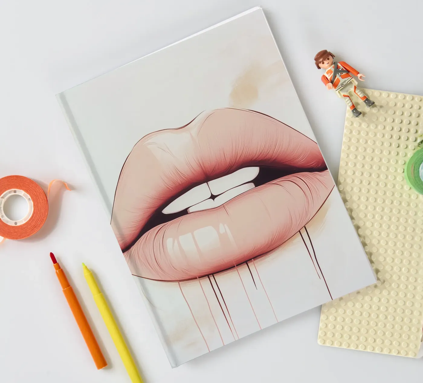 Lips notebook by Synthaira