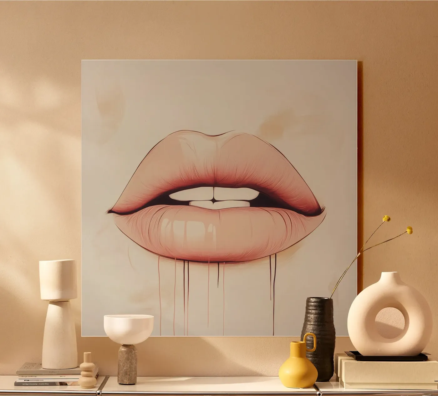 Lips plexiglas de Synthaira