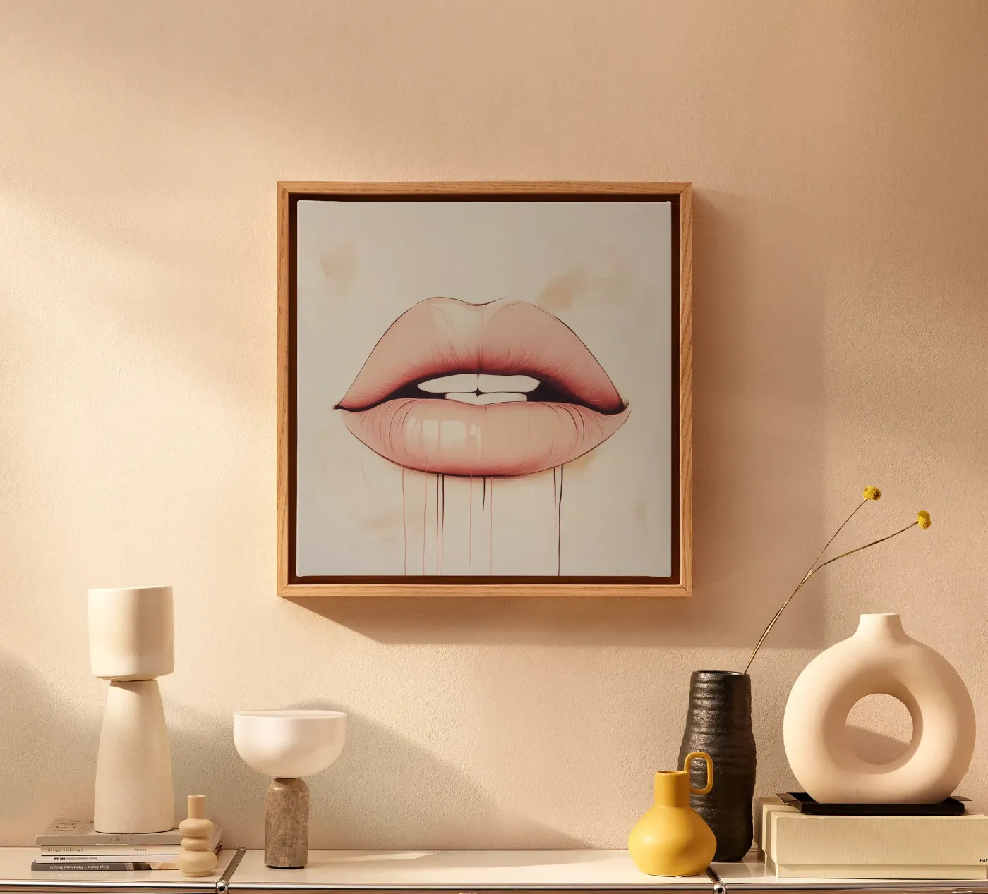 Lips canvas by Synthaira
