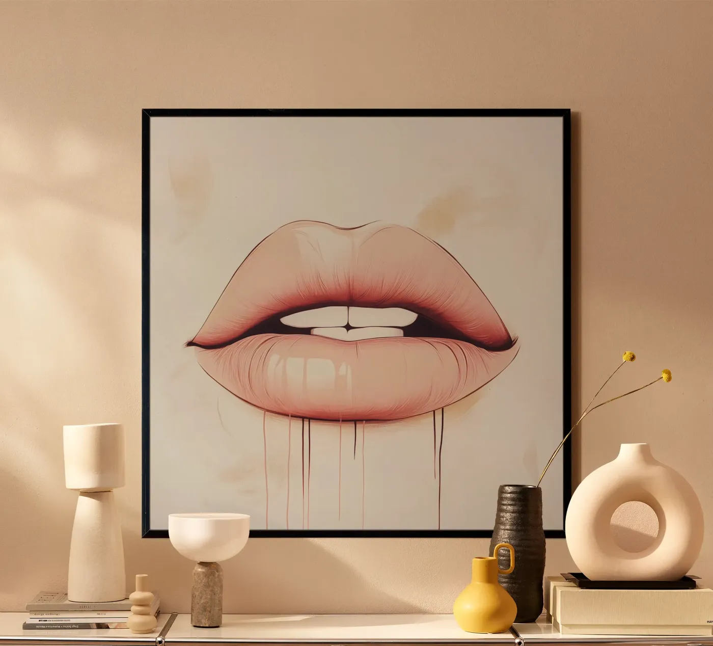 Lips poster by Synthaira