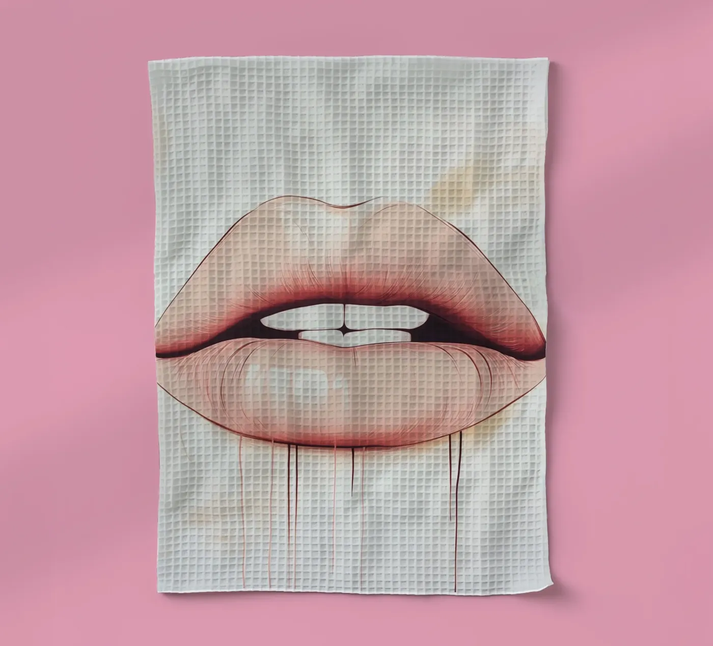 Lips Geschirrtuch von Synthaira