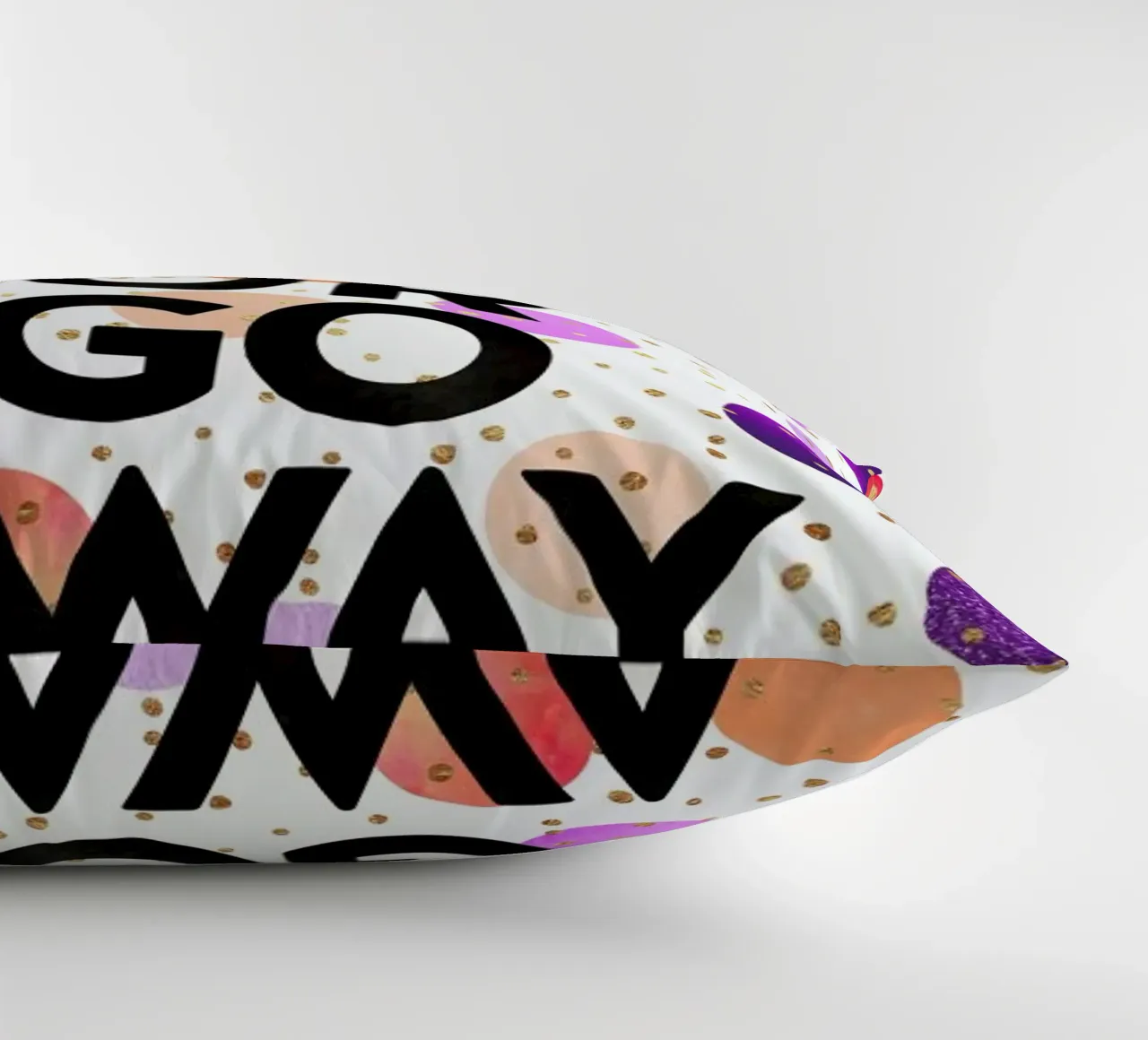 Be Nice or Go Away cuscino da Elisabeth Fredriksson