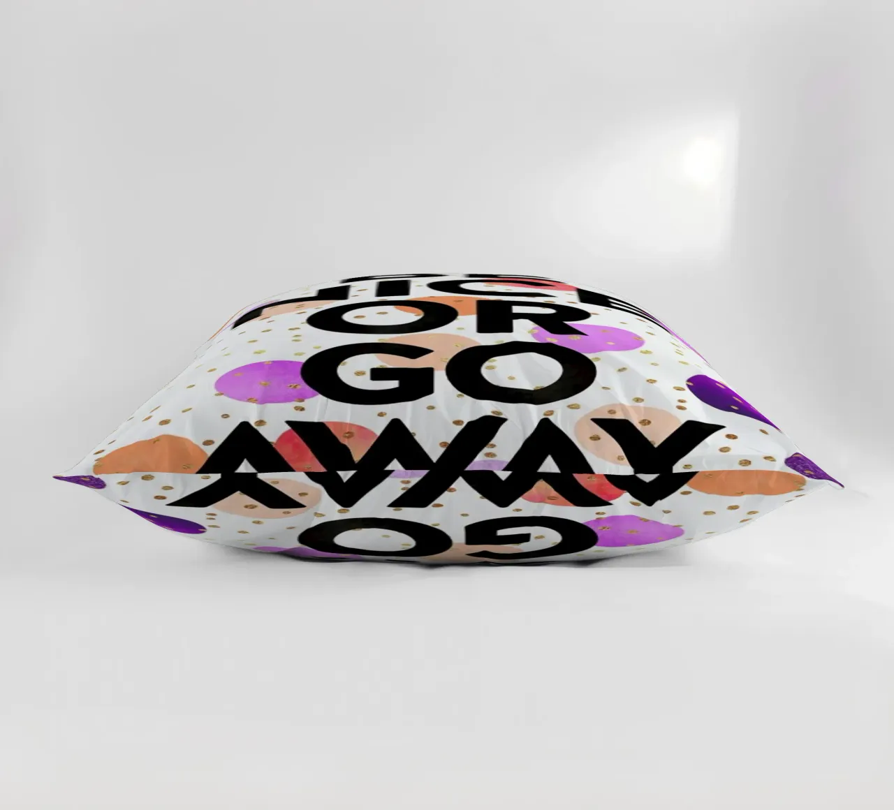 Be Nice or Go Away cuscino da Elisabeth Fredriksson