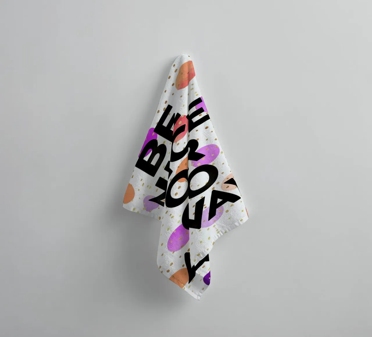 Be Nice or Go Away asciugamano da bagno da Elisabeth Fredriksson