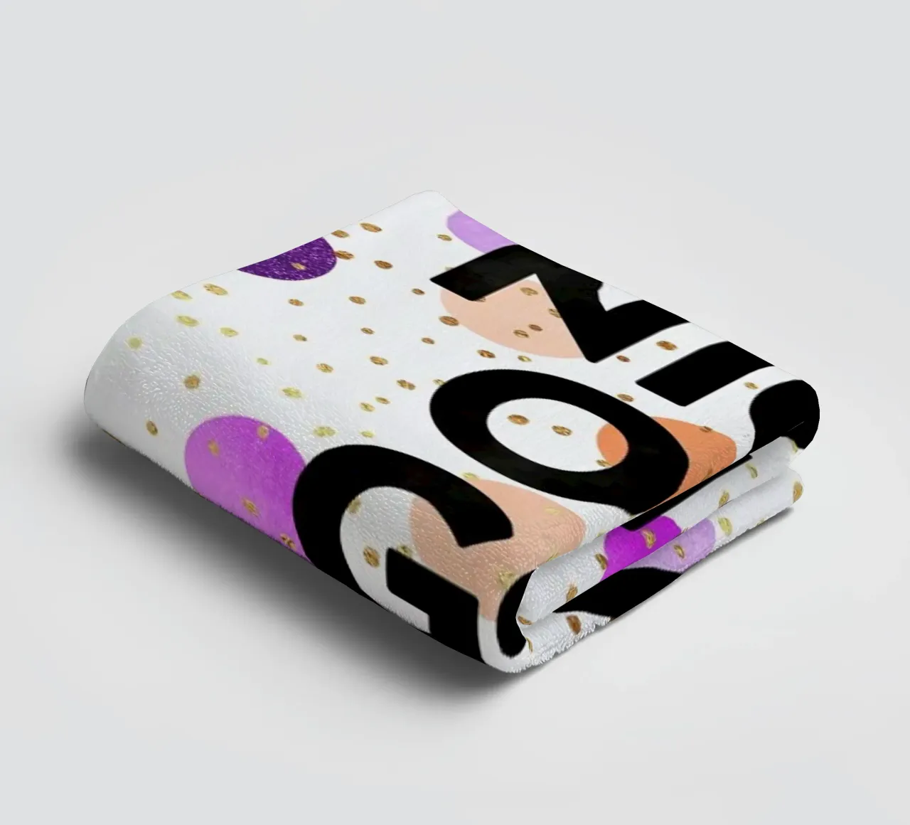 Be Nice or Go Away asciugamano da bagno da Elisabeth Fredriksson