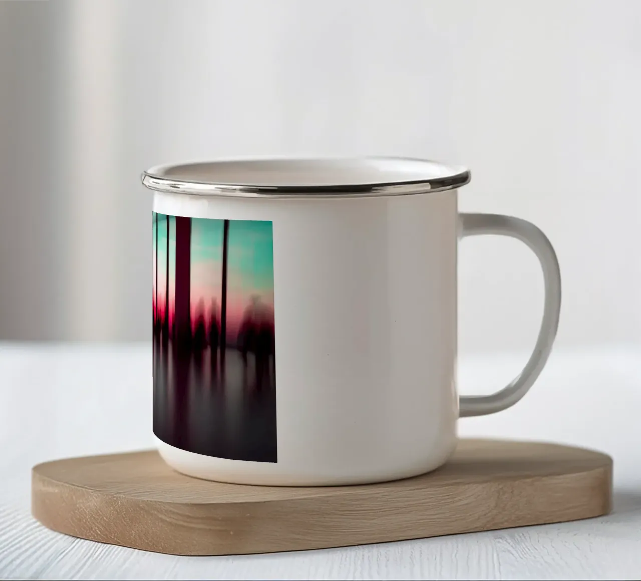 Abstrakt People tazza in smalto da Flo Klein