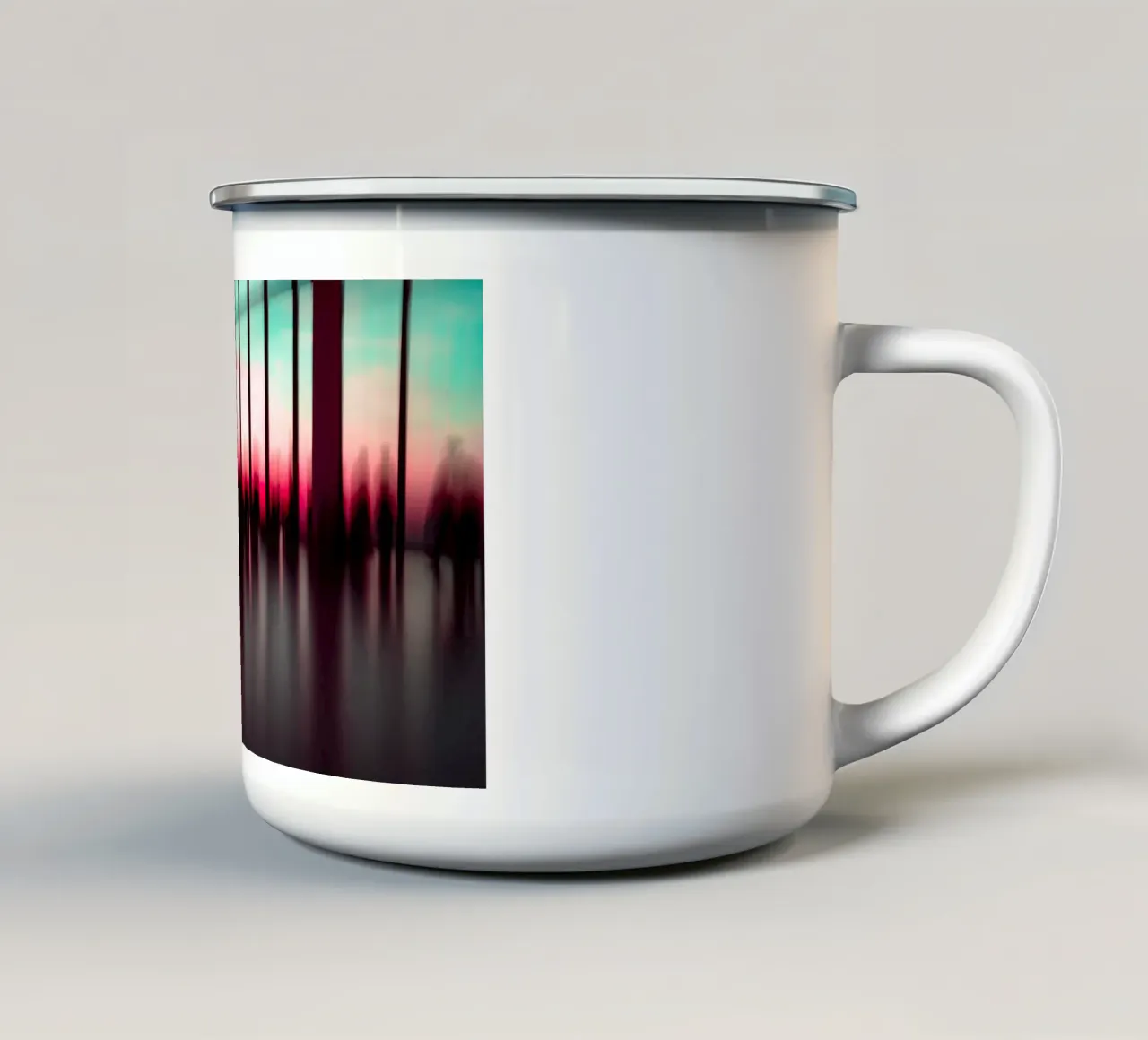 Abstrakt People tazza in smalto da Flo Klein