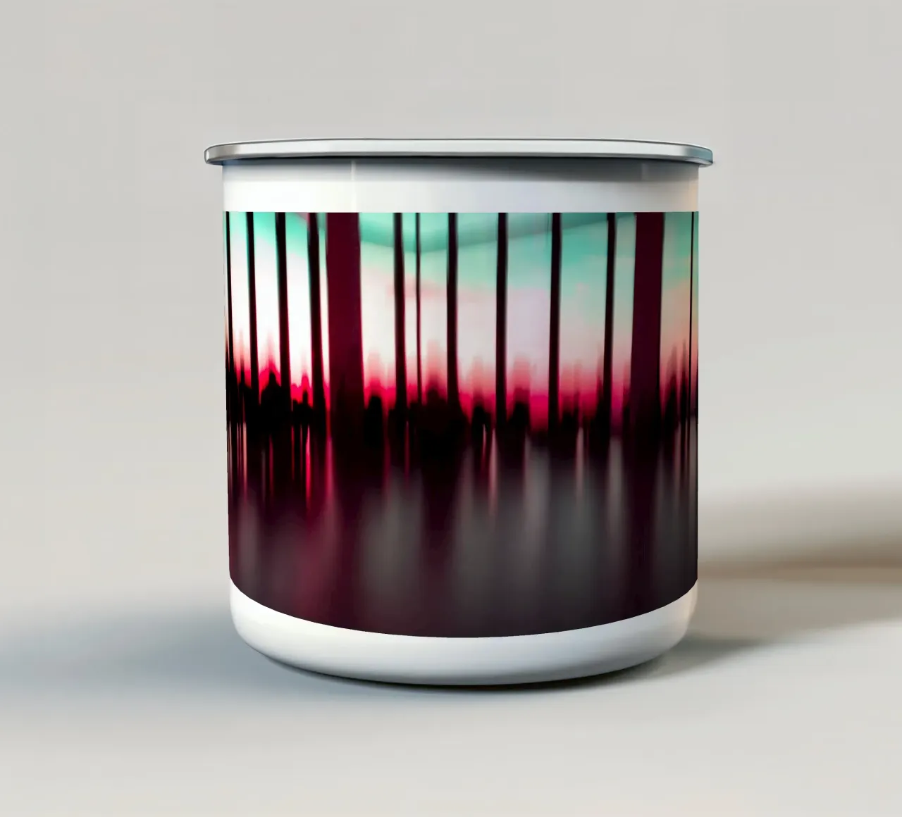 Abstrakt People tazza in smalto da Flo Klein