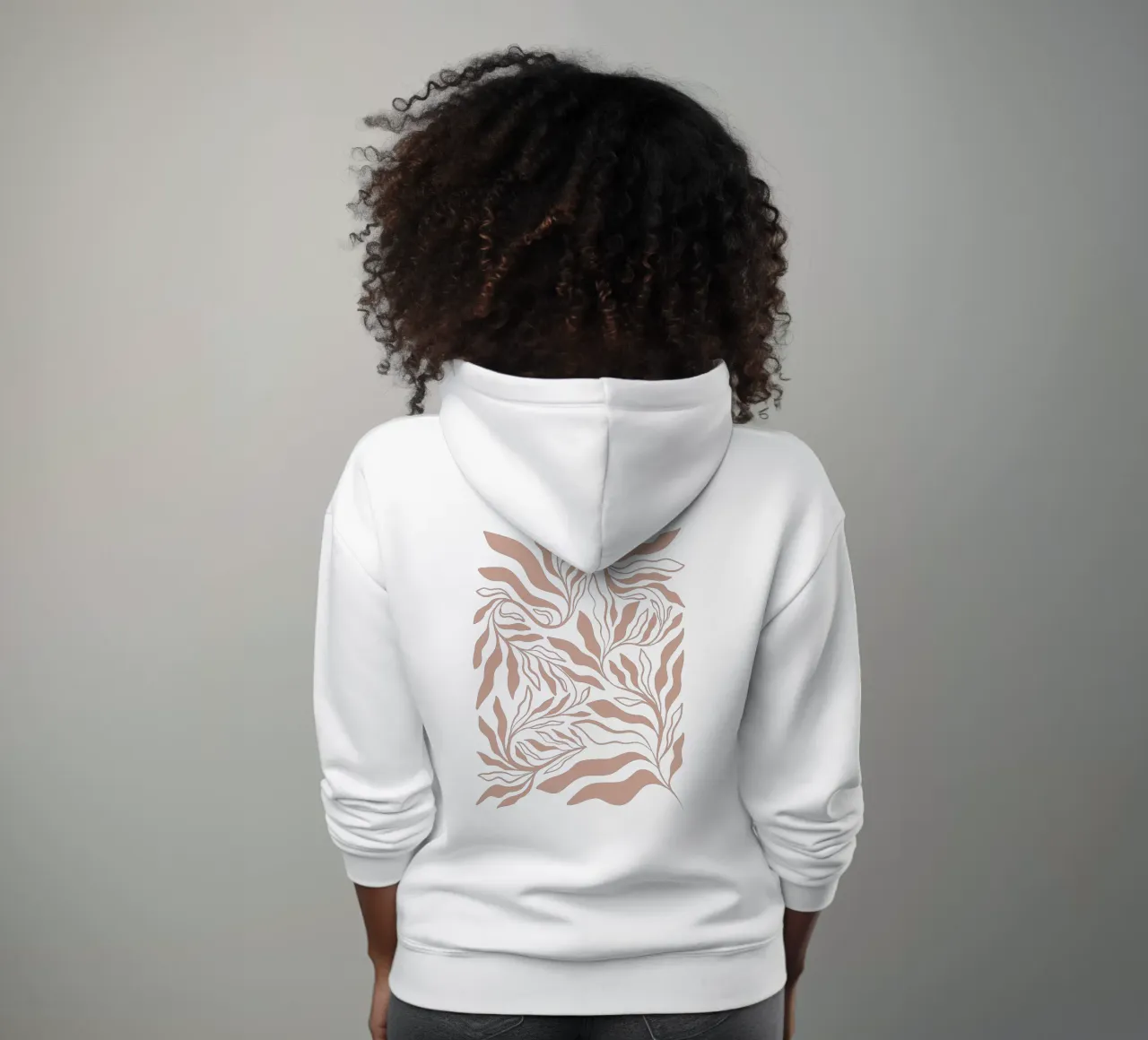 Boho Botanical - Mousse moka à la texture chaude sweat à capuche de Dominique Vari