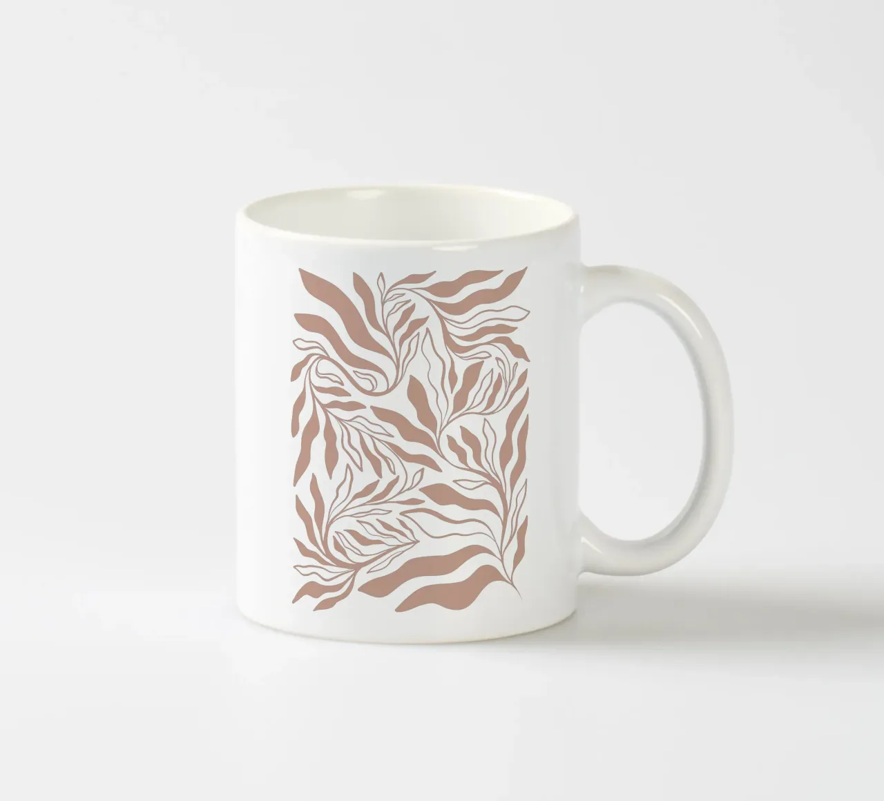 Boho Botanical - Mousse moka dalla texture calda tazza in ceramica da Dominique Vari