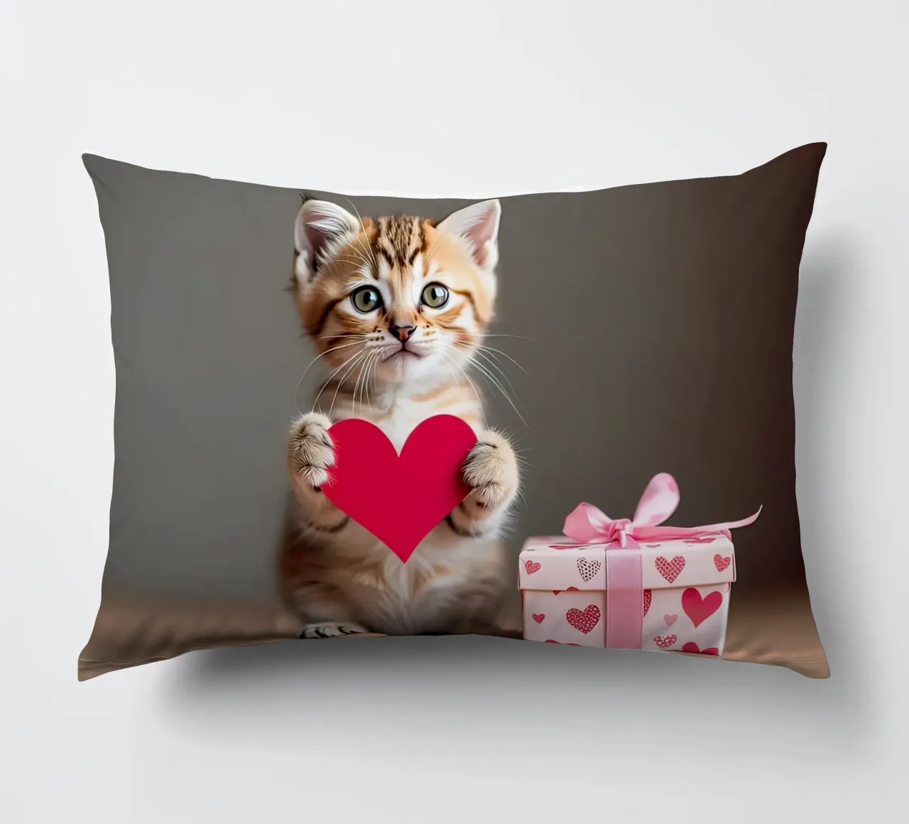cuore di gatto cuscino da ARTVI-SHOP