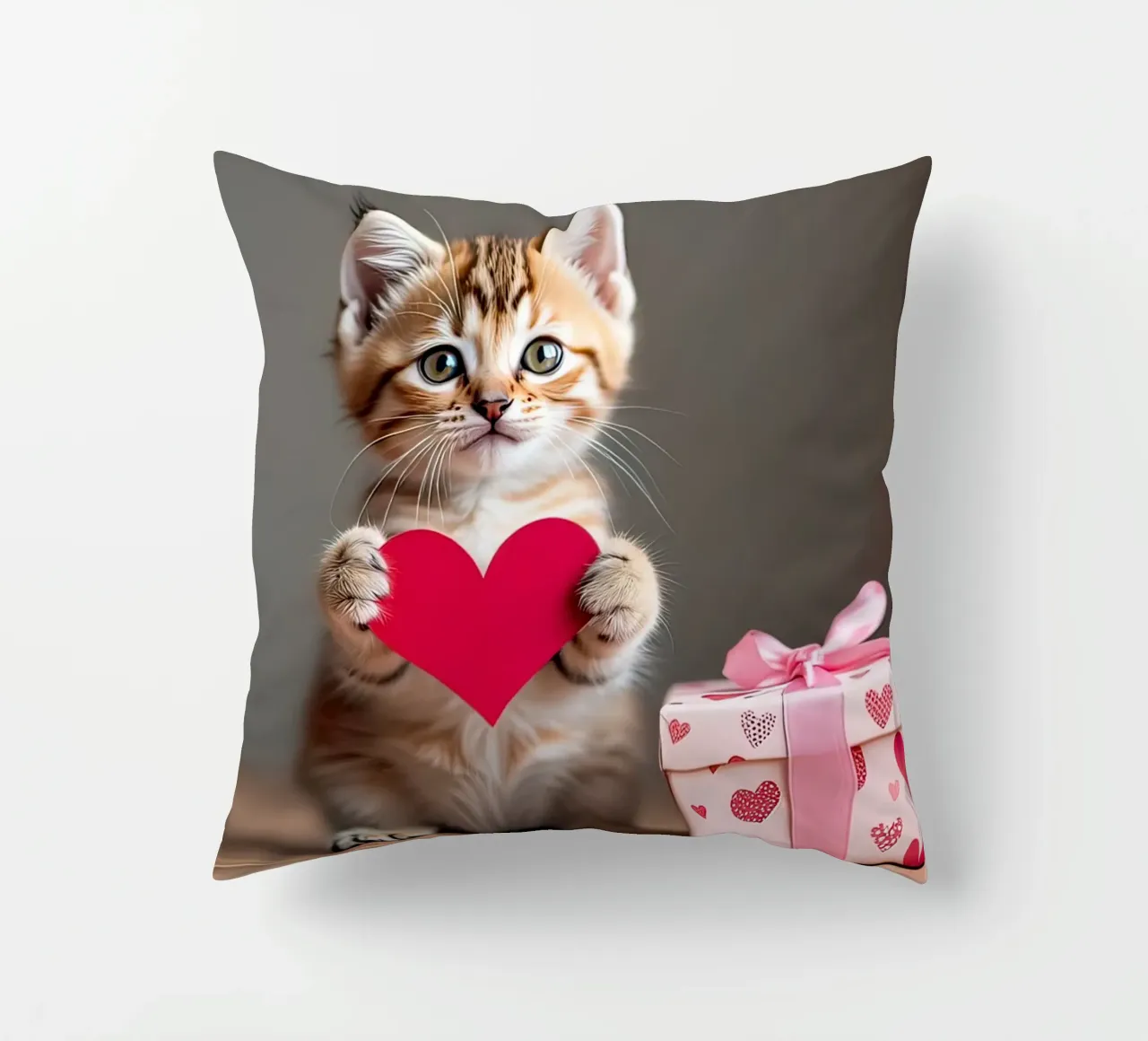 cuore di gatto cuscino da ARTVI-SHOP