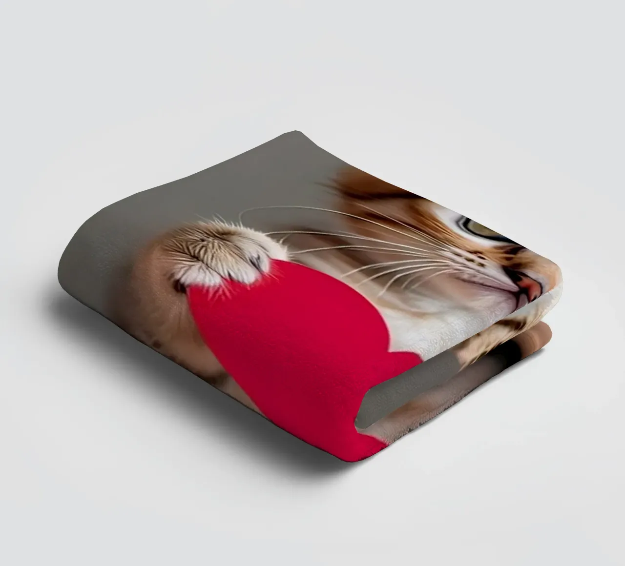 cuore di gatto asciugamano da bagno da ARTVI-SHOP