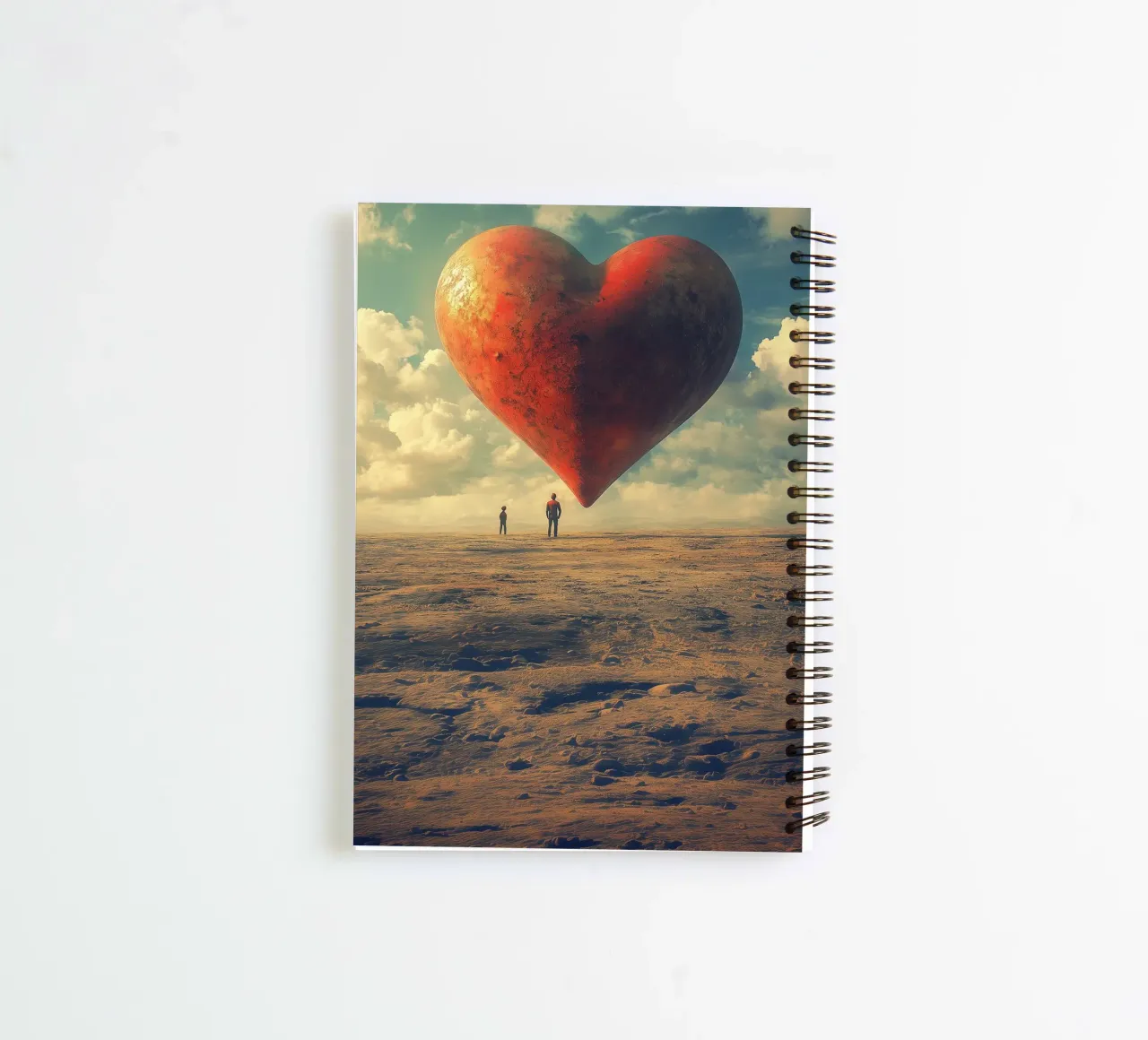 Big Heart spiral notebook by Synthaira