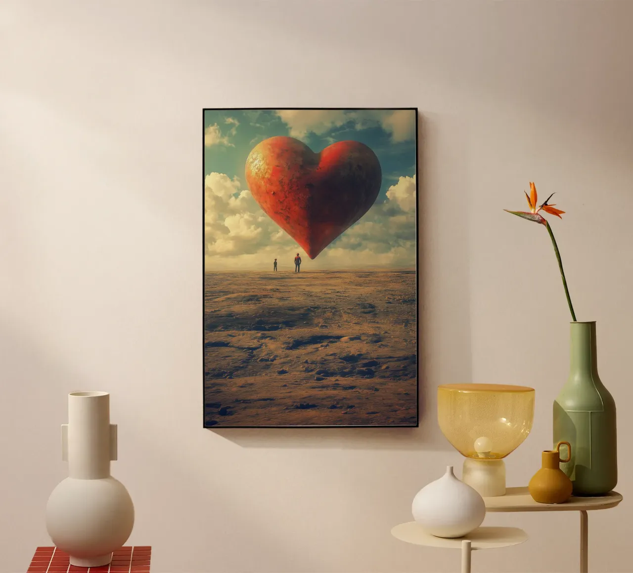 Big Heart plexiglass da Synthaira