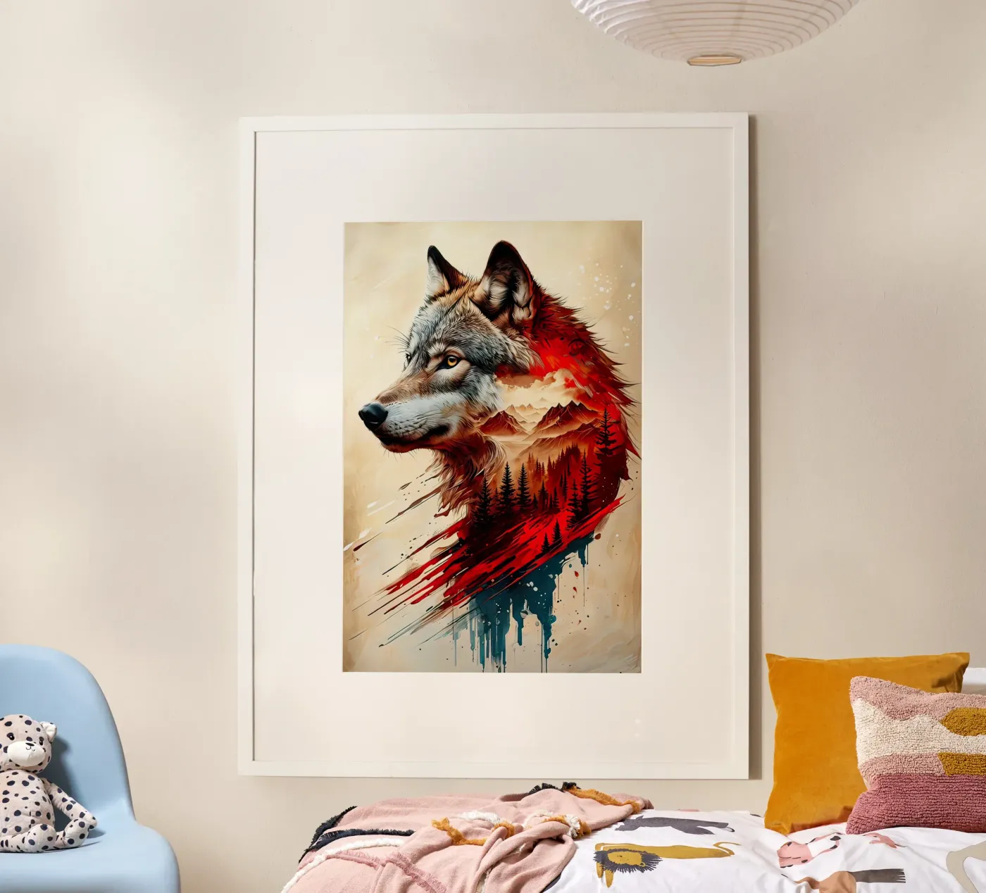 Il grande lupo poster da 🎁 NOBELART