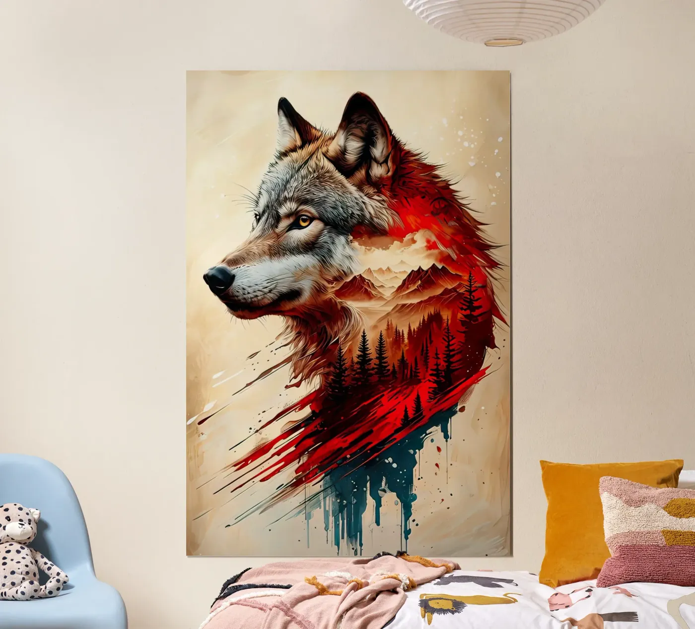 Il grande lupo poster da 🎁 NOBELART