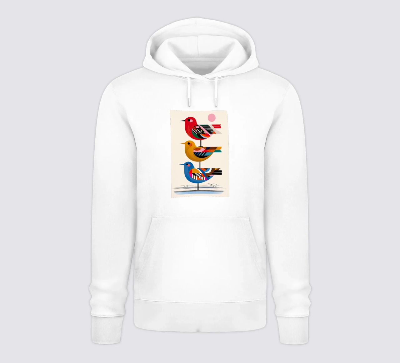 tre uccelli felpa con cappuccio da ARTVI-SHOP
