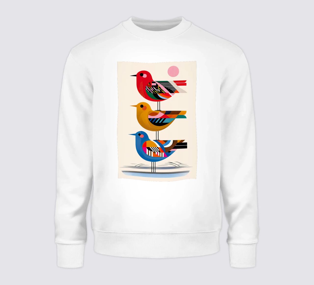 tre uccelli felpa da ARTVI-SHOP