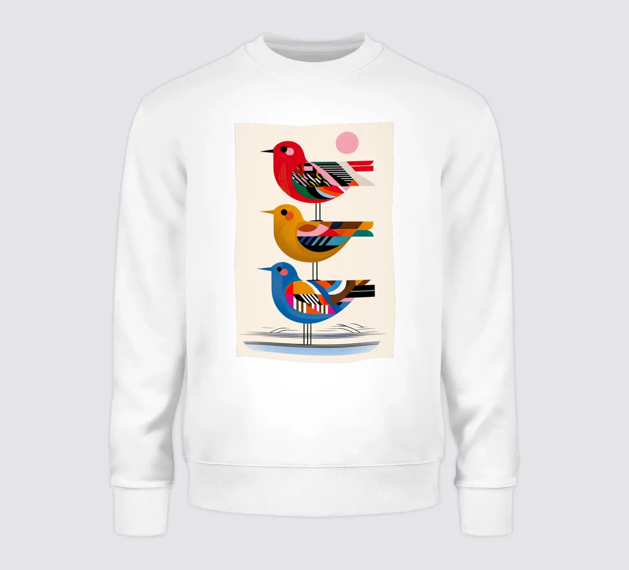 tre uccelli felpa da ARTVI-SHOP