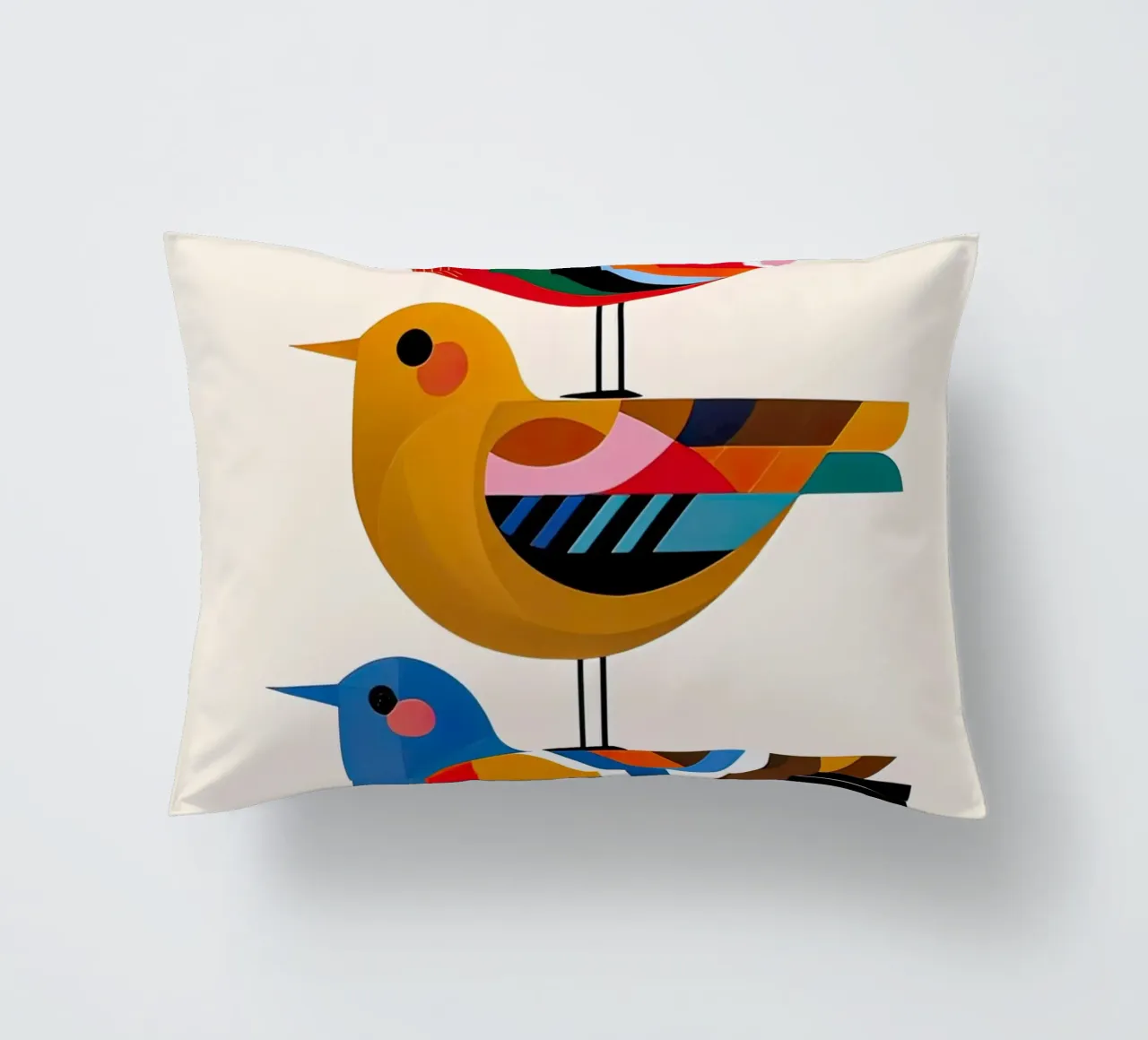 tre uccelli cuscino da 🎁 ARTVI-SHOP