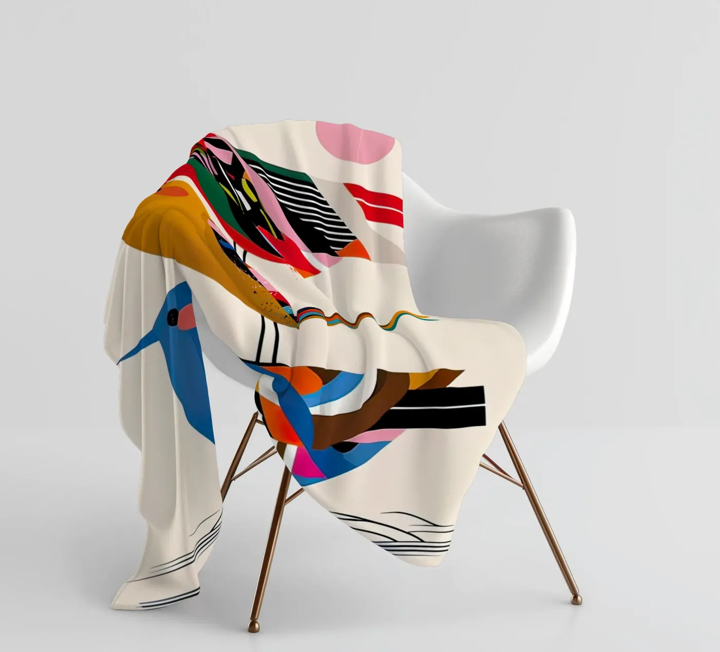 drie vogels fleecedeken van 🎁 NOBELART