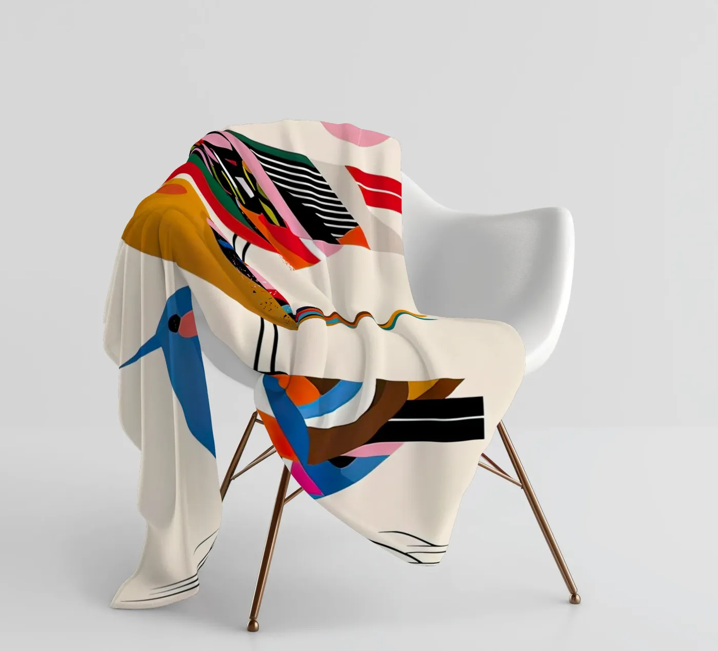 drie vogels fleecedeken van 🎁 NOBELART