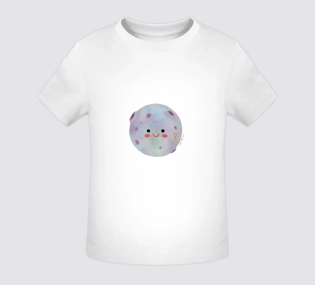 Cute Moon baby t-shirt by julianamotzko