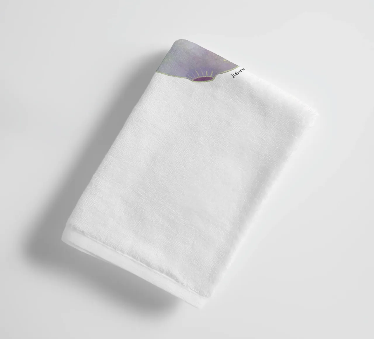Cute Moon towel by julianamotzko