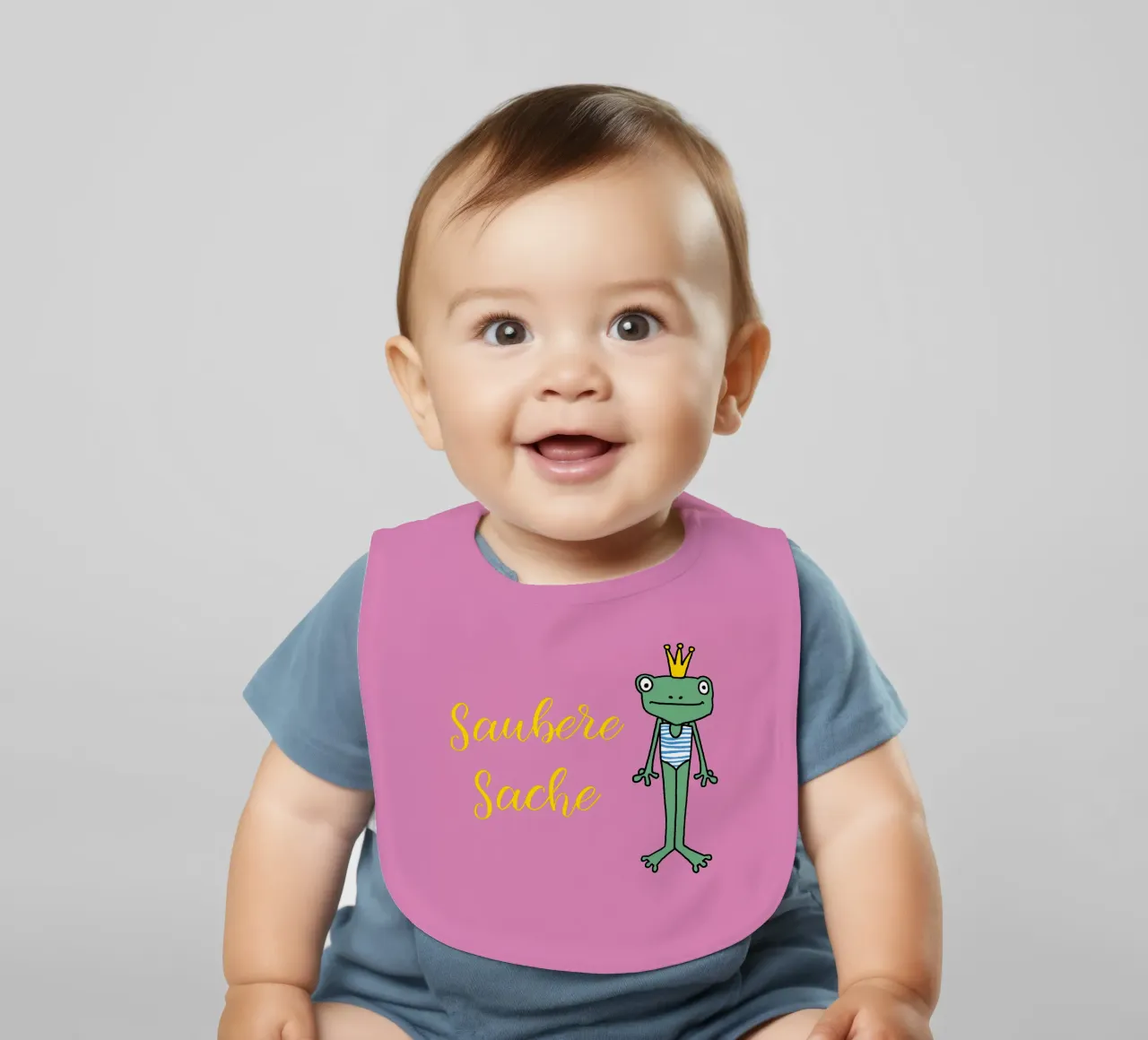 Fröschlein Babylätzchen von Face & Content