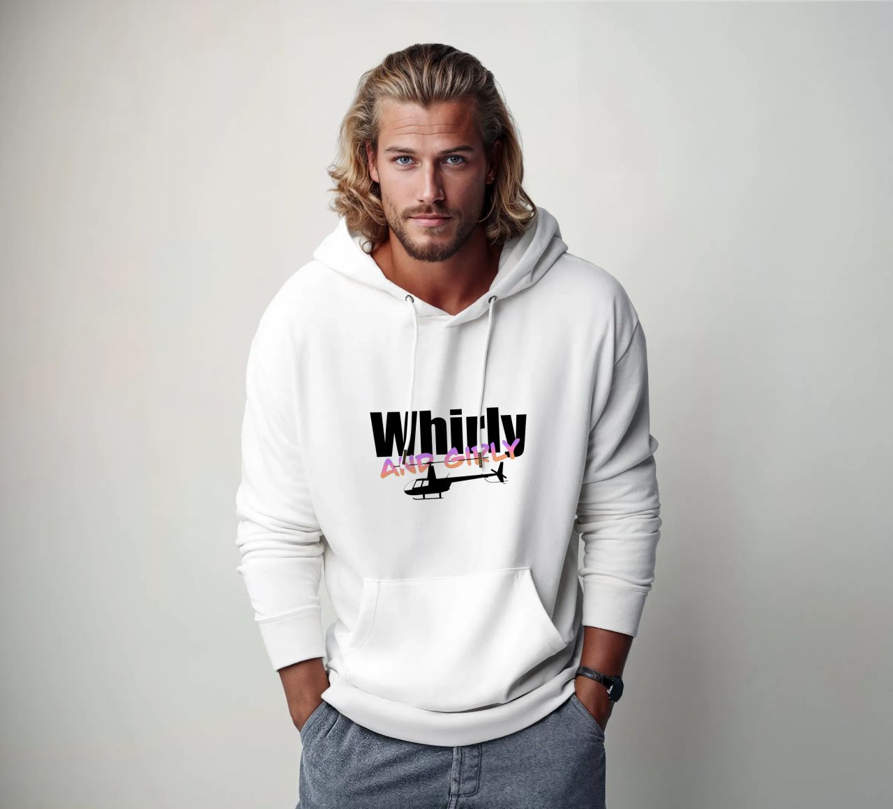 Whirly and girly felpa con cappuccio da pilotpegasus