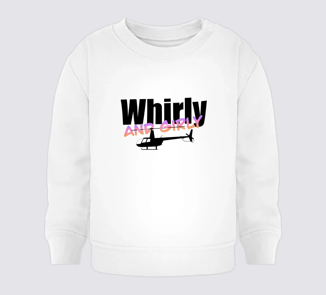 Whirly and girly felpa neonato da pilotpegasus