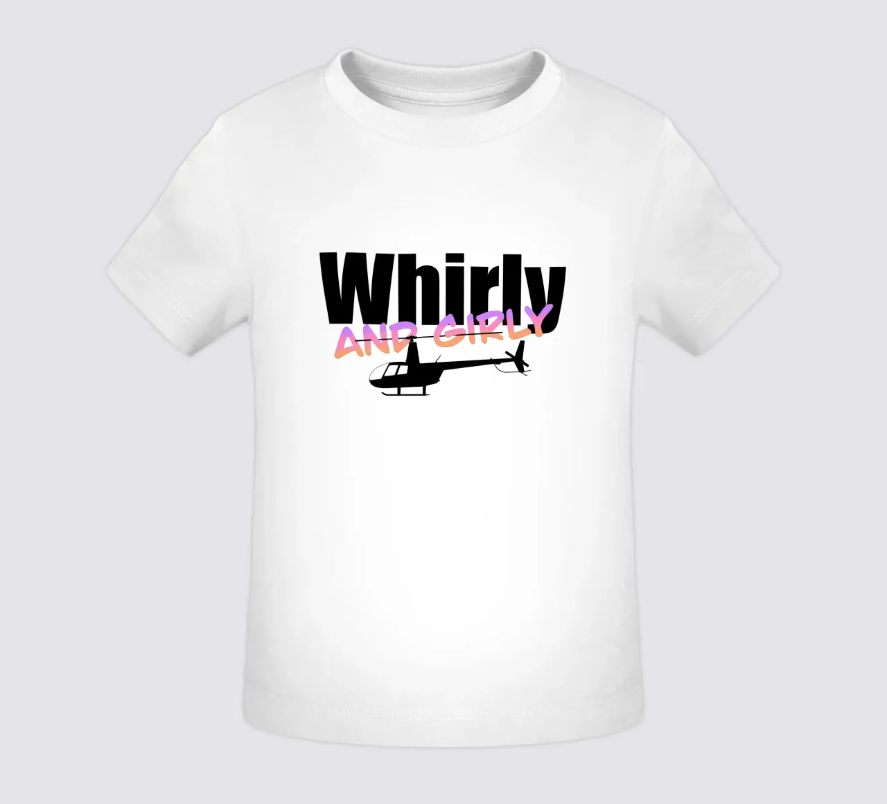Whirly and girly maglietta neonato da pilotpegasus