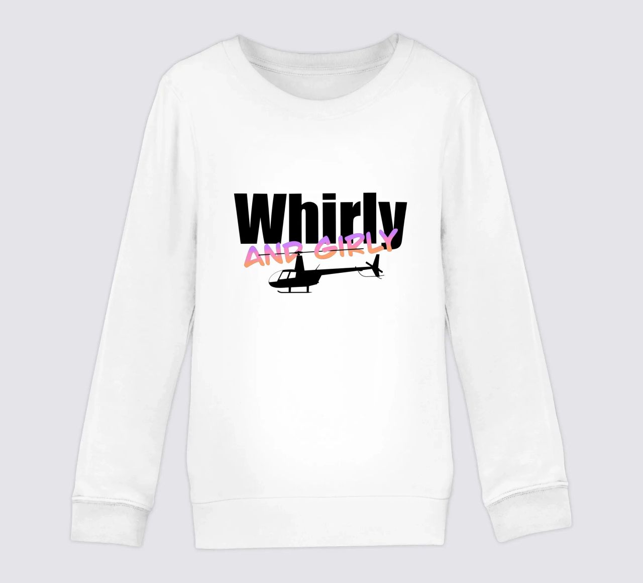 Whirly and girly felpa bambino da pilotpegasus