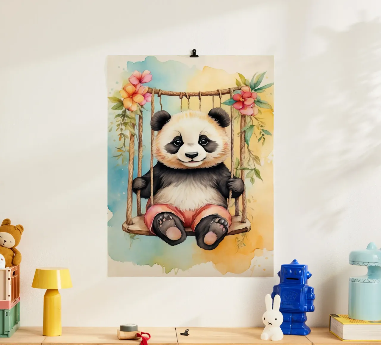 Orso panda carta hahnemühle da ARTVI-SHOP