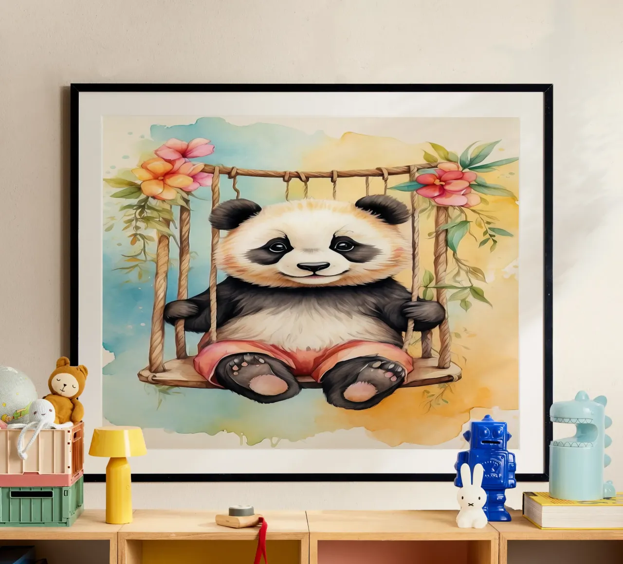 Orso panda carta hahnemühle da ARTVI-SHOP