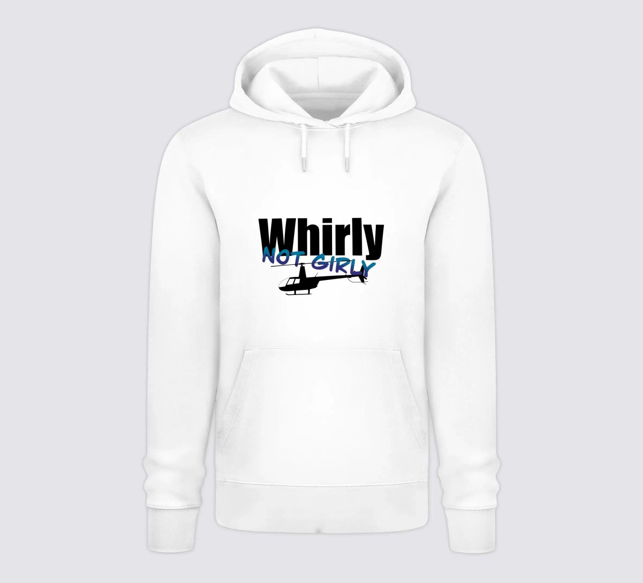 Whirly not girly felpa con cappuccio da pilotpegasus